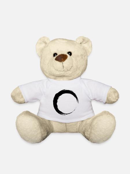 Kreis Schwarz - Teddy - Weiß
