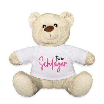 Team Schlager - Schlagerparty - Schlagermusik - Teddy - Weiß - Vorne