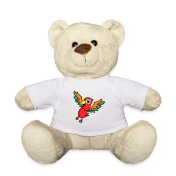 perroquet - Nounours - blanc - Devant