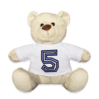 5. 5 ANS - Nounours - blanc - Devant