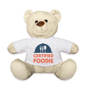 Food Lover Food Foodie certifié - Nounours - blanc - Devant