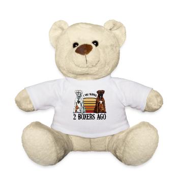 boxeur - Nounours - blanc - Devant