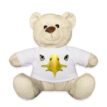 Schnabel, Augen von Weißkopftseeadler, Falknerei - Teddy - Weiß - Vorne