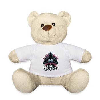 Crit Happens - Teddy Bear - white - Front