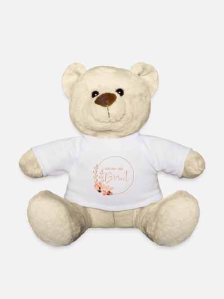 Ich bin die Braut - Teddy - Weiß