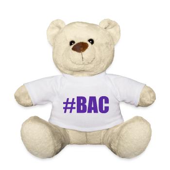 FERRY. BACCALAUREAT. PATENT. DNB. EXAMINATION. WELL DONE - Teddy Bear - white - Front