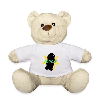 1000% Energie - Teddy - Weiß - Vorne