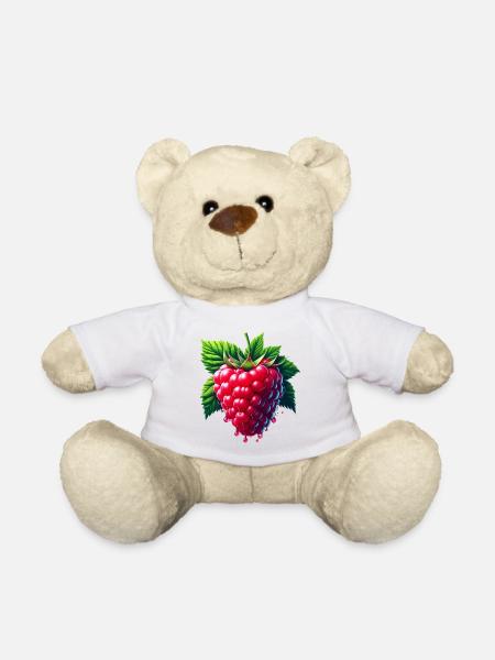 Framboise feuillu coulante - Nounours - blanc