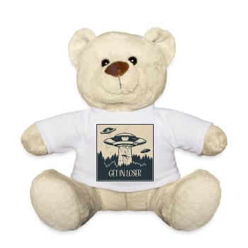 Außerirdischer Ufo Lustig Weltraum Geschenk - Teddy - Weiß - Vorne
