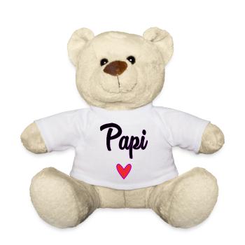 GRANDPA. DAD. FATHER'S DAY. HAPPY FATHER'S DAY - Teddy Bear - white - Front