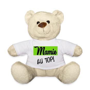 OMA. MUTTERTAG. ALLES GUTE ZUM OMA-TAG. ICH LIEBE DICH - Teddy - Weiß - Vorne