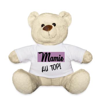 BONNE FÊTE MAMIE - Nounours - blanc - Devant
