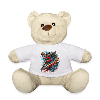 Basketball Logo - Teddy - Weiß - Vorne