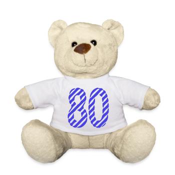 HAPPY BIRTHDAY. HAPPY BIRTHDAY. ANNIVERSARY. - Teddy Bear - white - Front