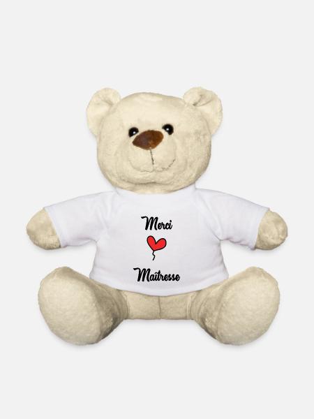 MERCI. MAÎTRESSE - Nounours - blanc