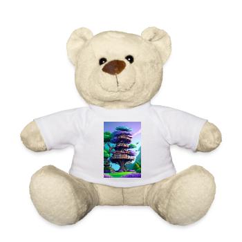 Treehouse Purple - Teddy - Weiß - Vorne