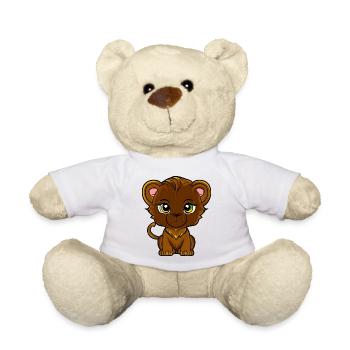 Löwenjunges - Teddy - Weiß - Vorne