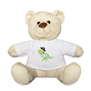 Dino Pirat Piratenkostüm Halloween Karneval Jungen - Teddy - Weiß - Vorne