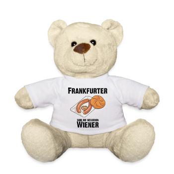 Frankfurter sind die besseren Wiener Würstchen - Teddy - Weiß - Vorne