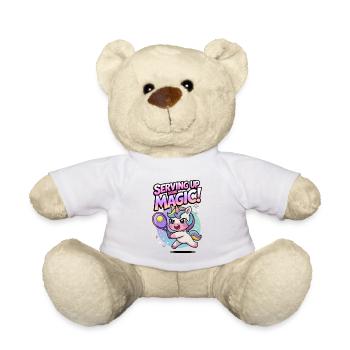 Serving Up Some Magic! - Teddy Bear - white - Front