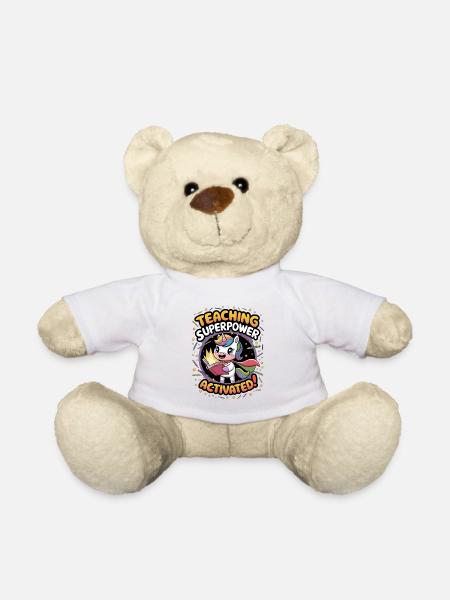 Superpouvoir d’enseignement activé ! - Nounours - blanc