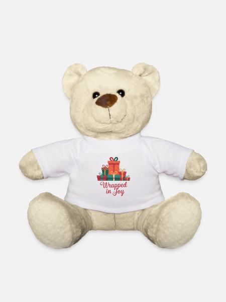 Eingehüllt in Freude - Teddy - Weiß