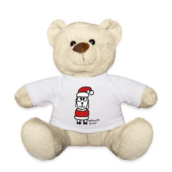 Weihnachts ScHoF - Teddy - Weiß - Vorne