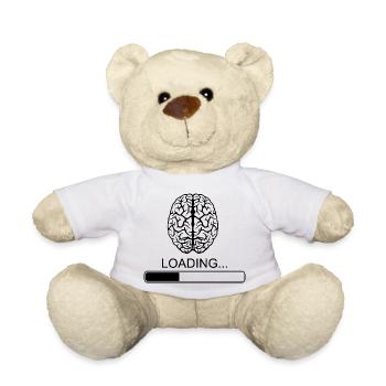 Brain Sayings Funny Funny Breakfast Joke - Teddy Bear - white - Front