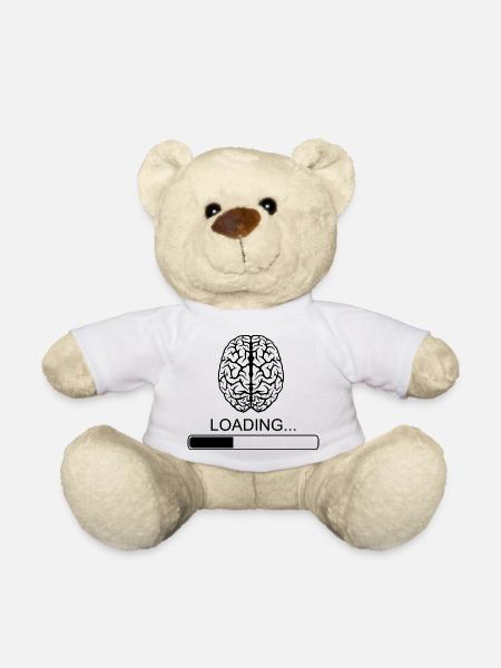 Brain Sayings Funny Funny Breakfast Joke - Teddy Bear - white