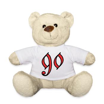90 - Teddy Bear - white - Front