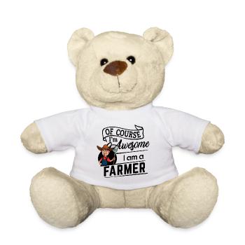 Of course I'm awesome - I am a Farmer - Teddy - Weiß - Vorne