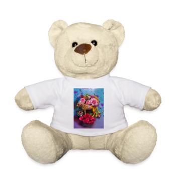 Geparden-Geburtstagsfeier - Teddy - Weiß - Vorne