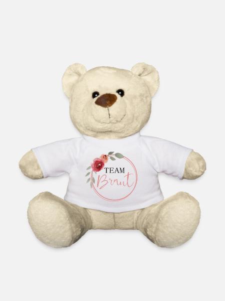 Team Braut - Teddy - Weiß