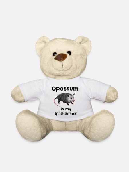 Opossum is my Spirit Animal - Lustiges Seelentier - Teddy - Weiß
