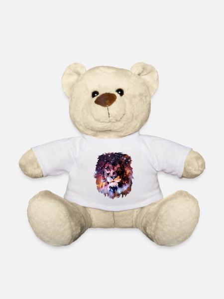 Löwe - Teddy - Weiß