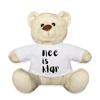 Nee is klar - Teddy - Weiß - Vorne
