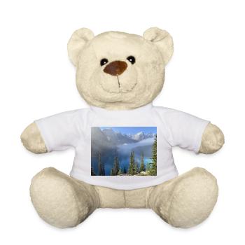 Bergsee im Nebelwald - Teddy - Weiß - Vorne