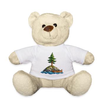 Inselglück – Kanu, Wald und Freiheit - Teddy - Weiß - Vorne