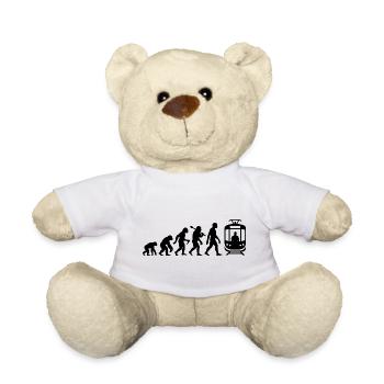 Straßenbahn Evolution Tram Für Straßenbahnfahrer - Teddy - Weiß - Vorne