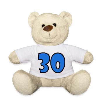 30. 30 JAHRE. 30-JÄHRIGES JUBILÄUM. 30-JÄHRIGES JUBILÄUM. - Teddy - Weiß - Vorne