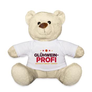 Glühwein-Profi Weihnachtsmarkt - Teddy - Weiß - Vorne