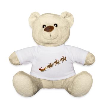Weihnachtsschlitten - Teddy - Weiß - Vorne