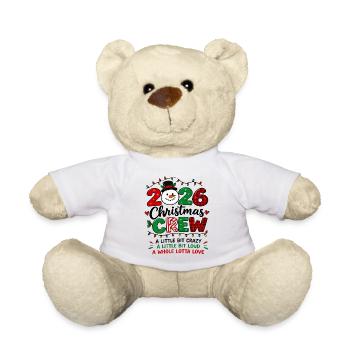 Christmas Crew 2026 Matching-Familienfeiertag - Teddy - Weiß - Vorne