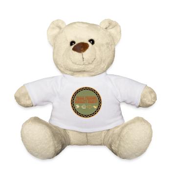 Frieden Freiheit Gleichheit Würde - Teddy - Weiß - Vorne