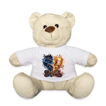 Musikherz: Seiten in dir entfalten - Teddy - Weiß - Vorne