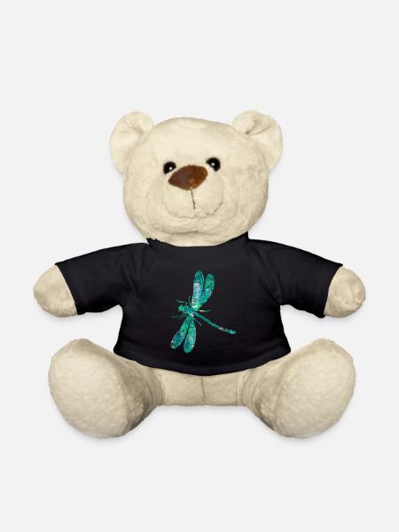 Schwirrende Libelle Gartenteich - Teddy - Schwarz