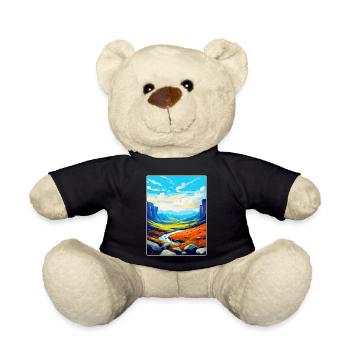 High Cup Nick Cumbria Vintage Travel Poster WPA - Teddy Bear - black - Front