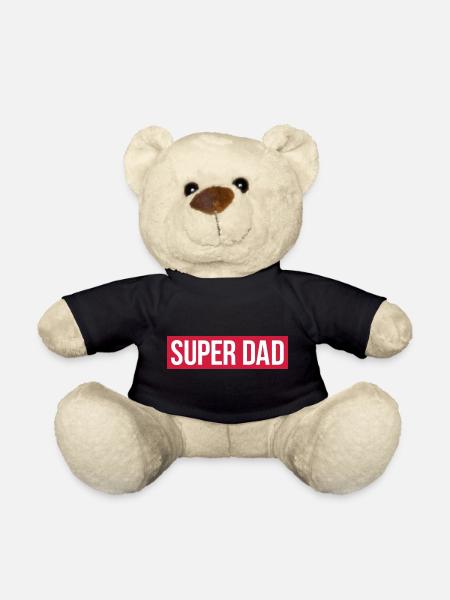 SUPER DAD - Teddy - Schwarz
