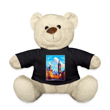 Manchester England Uk Reise Poster Souvenir WPA - Teddy - Schwarz - Vorne