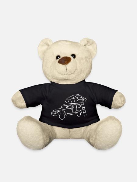 Jeep mit Dachzelt, Dachzeltnomaden - Teddy - Schwarz